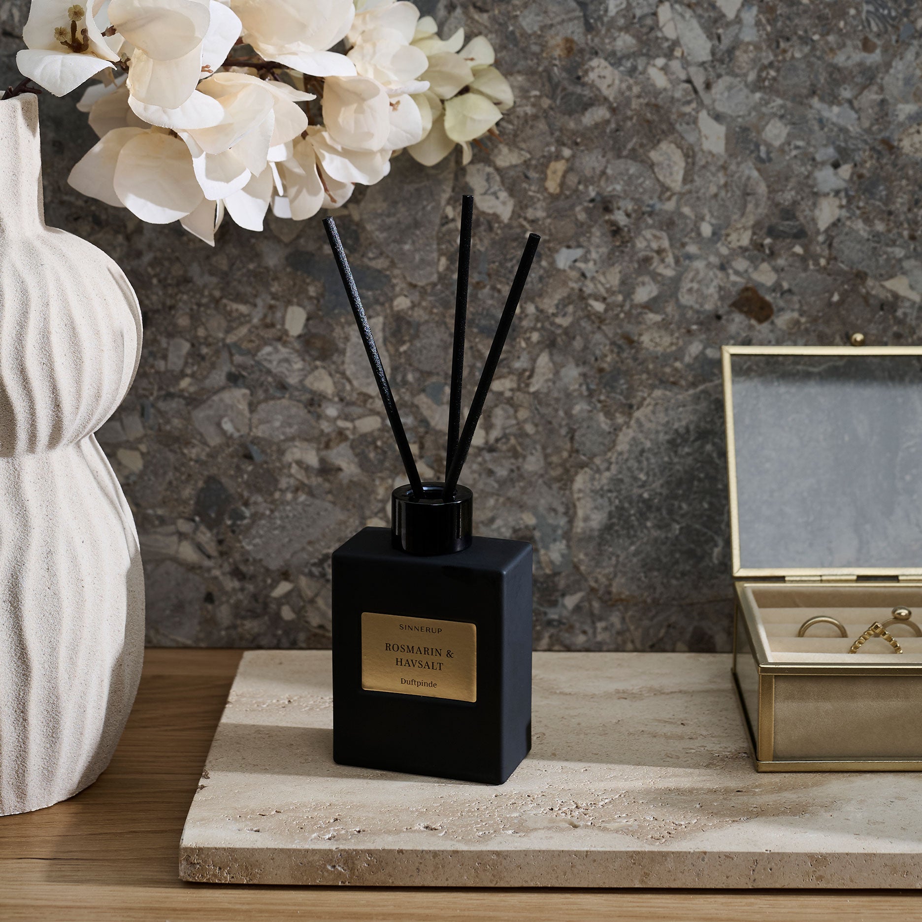 Duftpinde Sort Caleo Rosmarin/Havsalt